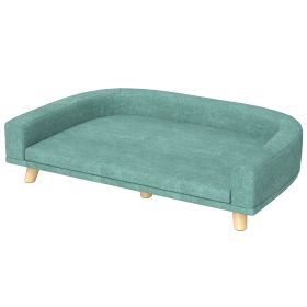 Dog Sofa Couch Bed with Washable Cushion for Large Dogs, Cats, Green (Option: Green-780x175x650 mm)